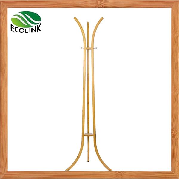 현대 단단한 대나무 나무 코트 스카프 의류 모자 스카프 트리 랙 홀더 스탠드