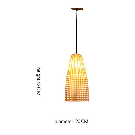 Rattan chandelier