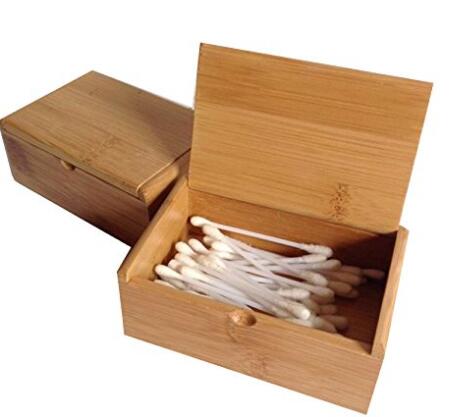 Bamboo Storage Organizer Box With Lid
